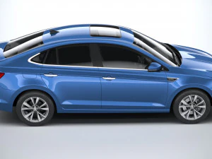 Skoda Slavia 2021 3D Model