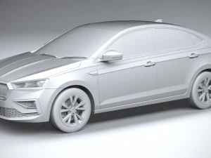 Skoda Slavia 2021 3D Model
