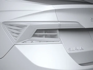 Skoda Slavia 2021 3D Model