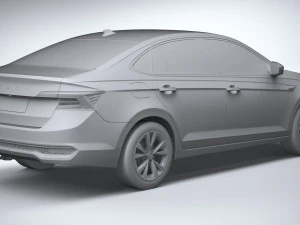 Skoda Slavia 2021 3D Model