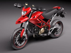 杜卡迪 Hypermotard 1100 EVO 2011 3D 模型