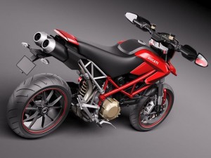 Ducati Hypermotard 1100 EVO 2011 Modello 3D