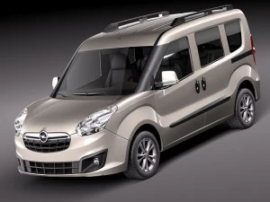 Opel Combo 2012 Modelo 3D