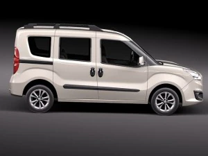 Opel Combo 2012 3D Model