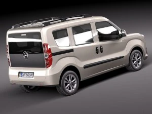 Opel Combo 2012 3D Model