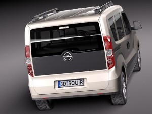 Opel Combo 2012 Model 3D
