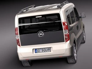 Opel Combo 2012 3D Model