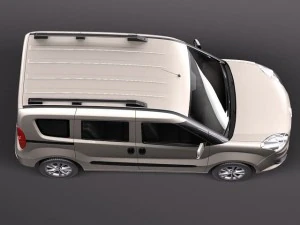 Opel Combo 2012 3D Model