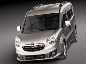 Opel Combo 2012 Model 3D