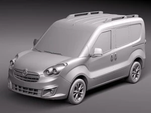 Opel Combo 2012 3D Model