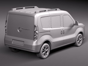 Opel Combo 2012 Model 3D