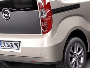 Opel Combo 2012 Model 3D