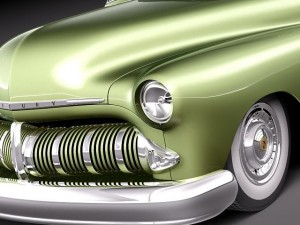 Coupe 1950 Led Sled Custom Modelo 3D