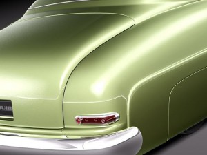 Coupe 1950 Led Sled Custom Modelo 3D