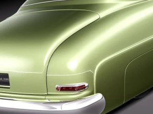 Coupe 1950 Led Sled Custom 3D Model