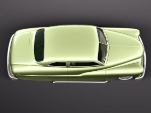 Coupe 1950 Led Sled Custom Modelo 3D