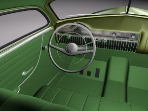 Coupe 1950 Led Sled Custom 3D Model