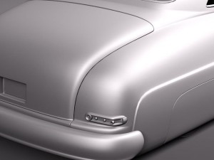 Coupe 1950 Led Sled Custom Modelo 3D