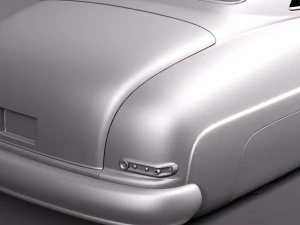 Coupe 1950 Led Sled Custom 3D Model