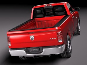 Dodge Ram 2011 Regular Cab Midpoly Modèle 3D
