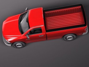 Dodge Ram 2011 Regular Cab Midpoly Modèle 3D