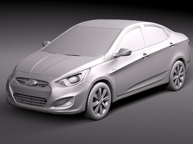 hyundai solaris чертеж