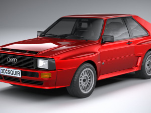 Audi Sport Quattro 1985 3D 모델