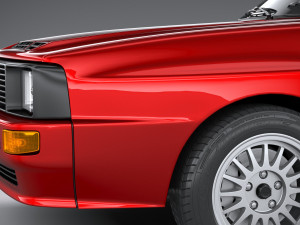 Audi Sport Quattro 1985 3D 모델