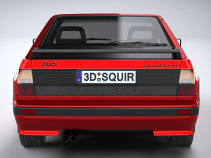 Audi Sport Quattro 1985 3D Model