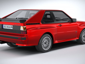 Audi Sport Quattro 1985 3D 모델