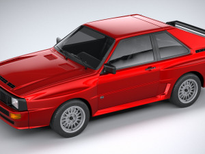 Audi Sport Quattro 1985 3D 모델