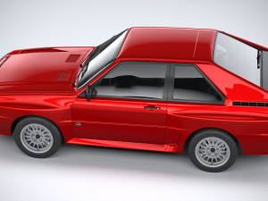 Audi Sport Quattro 1985 3D 모델