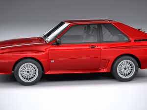 Audi Sport Quattro 1985 3D 모델