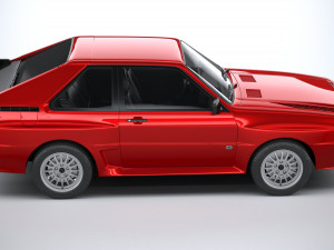Audi Sport Quattro 1985 3D 모델