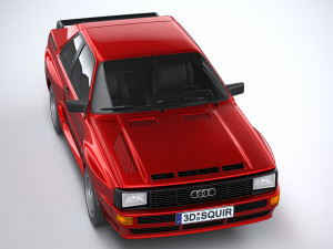 Audi Sport Quattro 1985 3D 모델