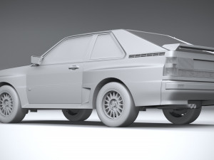 Audi Sport Quattro 1985 3D 모델