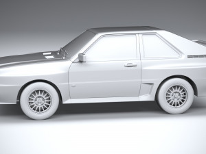 Audi Sport Quattro 1985 3D 모델