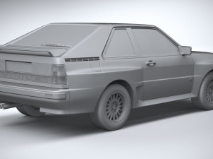 Audi Sport Quattro 1985 3D 모델