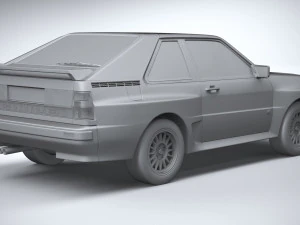 Audi Sport Quattro 1985 3D Model