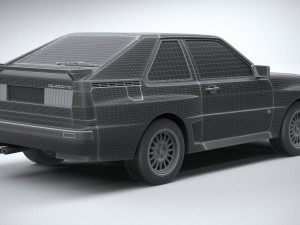 Audi Sport Quattro 1985 3D 모델