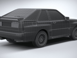 Audi Sport Quattro 1985 3D 모델