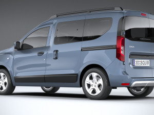 Dacia Dokker 2022 3D Model