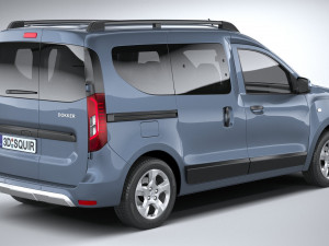 Dacia Dokker 2022 3D Model