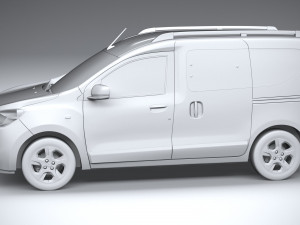 Dacia Dokker 2022 3D Model
