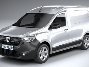 Dacia Dokker Van 2022 3D Model
