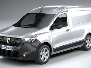 Dacia Dokker Van 2022 3D Model