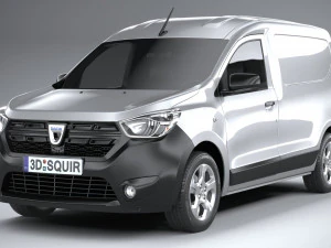 Dacia Dokker Van 2022 3D Model