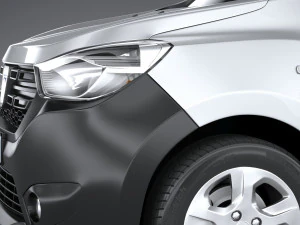 Dacia Dokker Van 2022 3D Model