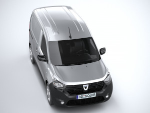 Dacia Dokker Van 2022 3D Model