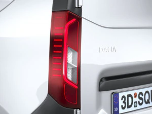 Dacia Dokker Van 2022 3D Model